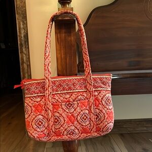 Vera Bradley Quilted Tote Bag with Paisley Design